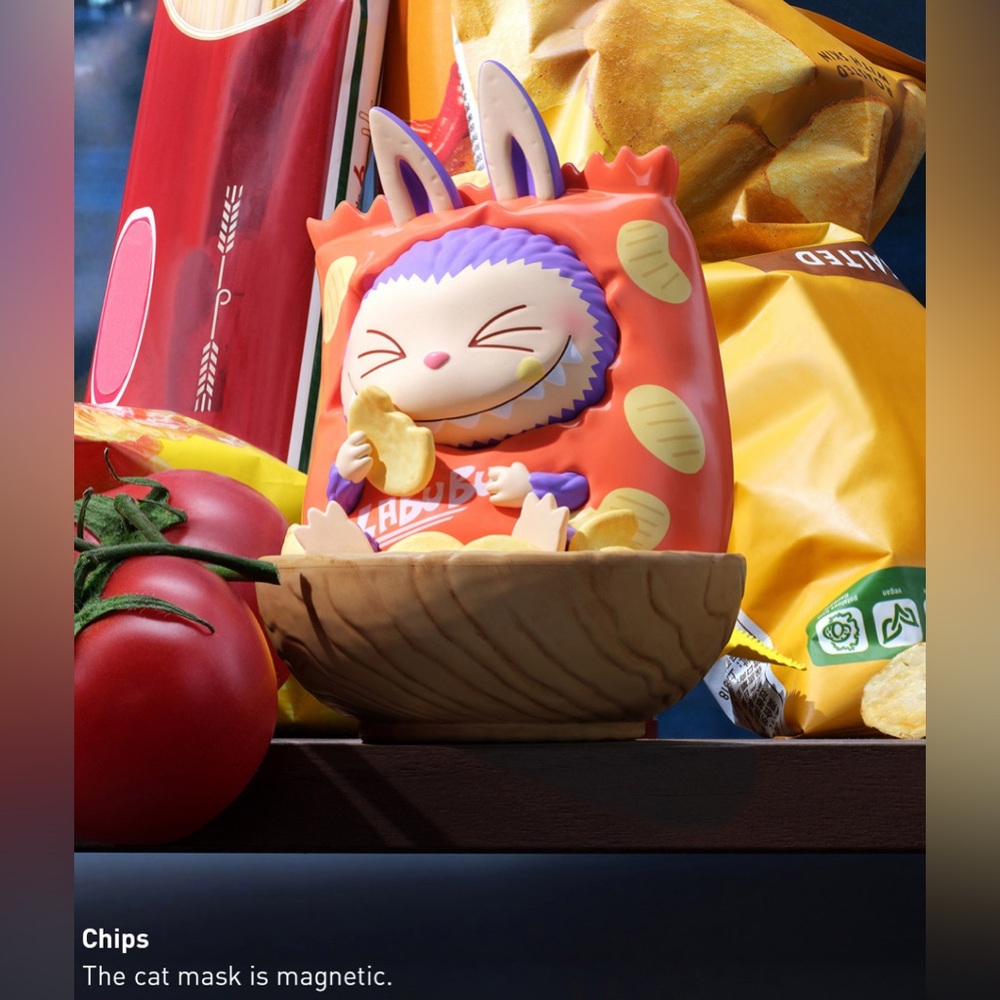 NEW Open Box Sealed Bag POP MART Wacky Mart Labubu Figures - Chips